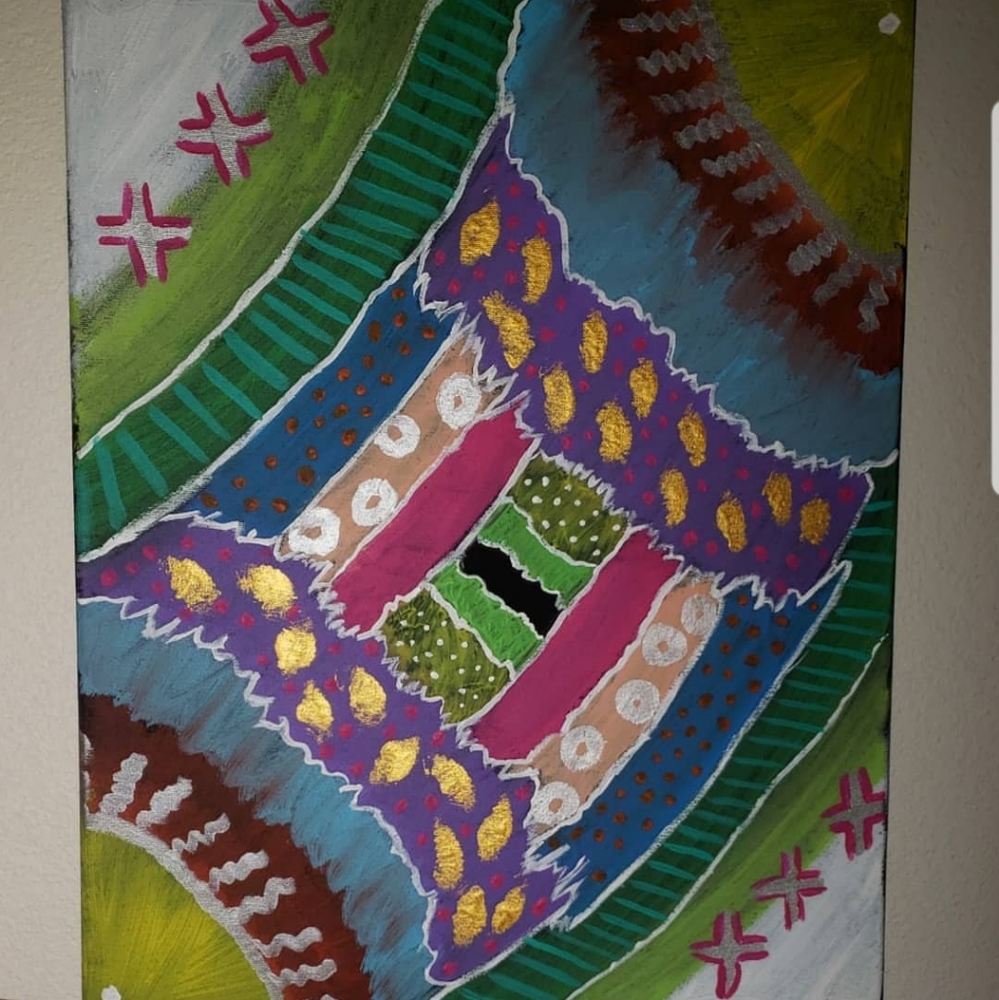 Hand painted home decor